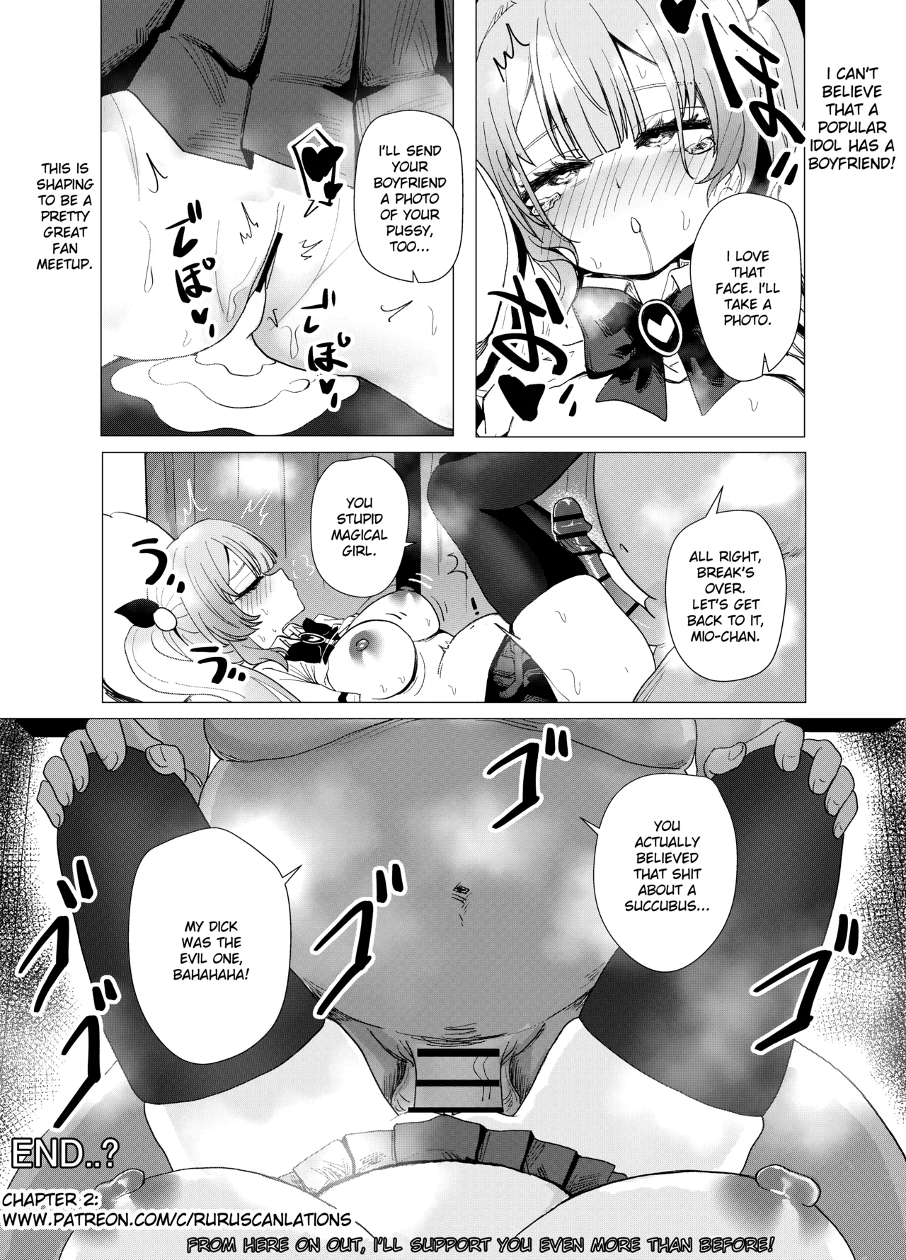 Hentai Manga Comic-Magical Girl Mio-chan is kidnapped and defeated by a bad old man.-Read-26